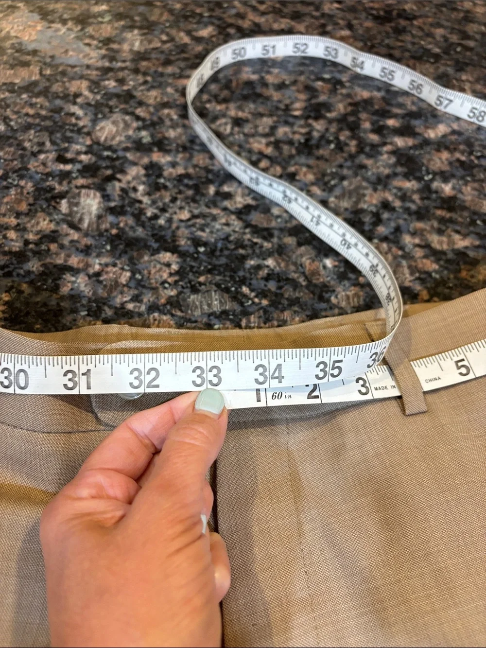 Custom made trousers